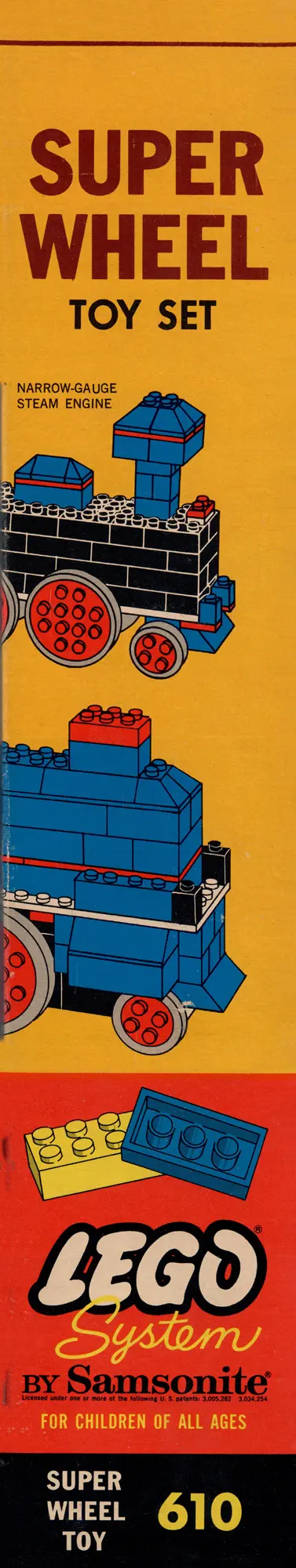 LEGO Samsonite 610 Super Wheel Toy Set (tall box version) set, image 2