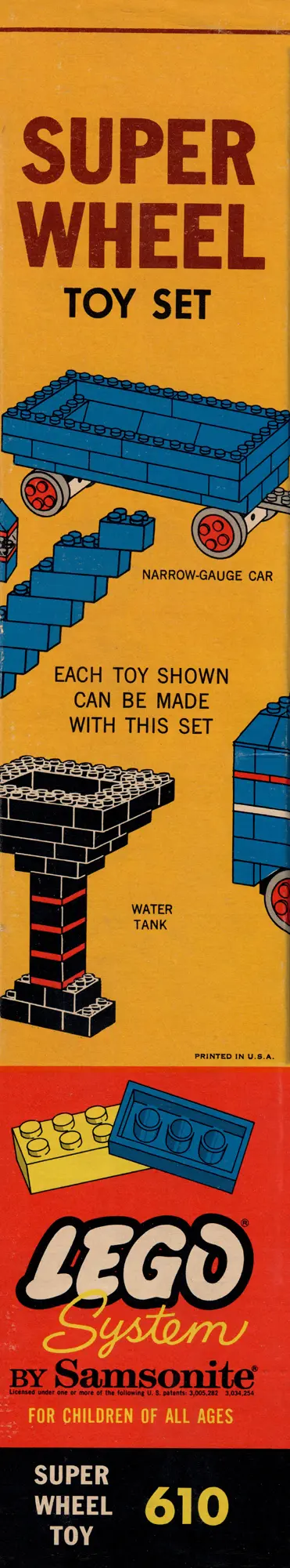 LEGO Samsonite 610 Super Wheel Toy Set (tall box version) set, image 5