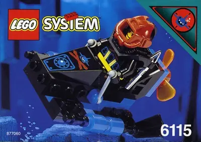 LEGO Aquazone 6115 Shark Scout set