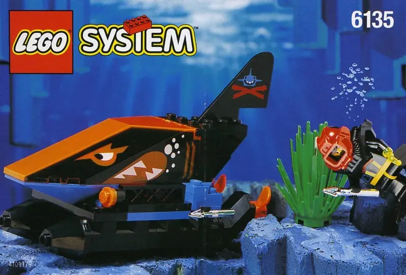 LEGO Aquazone 6135 Spy Shark set
