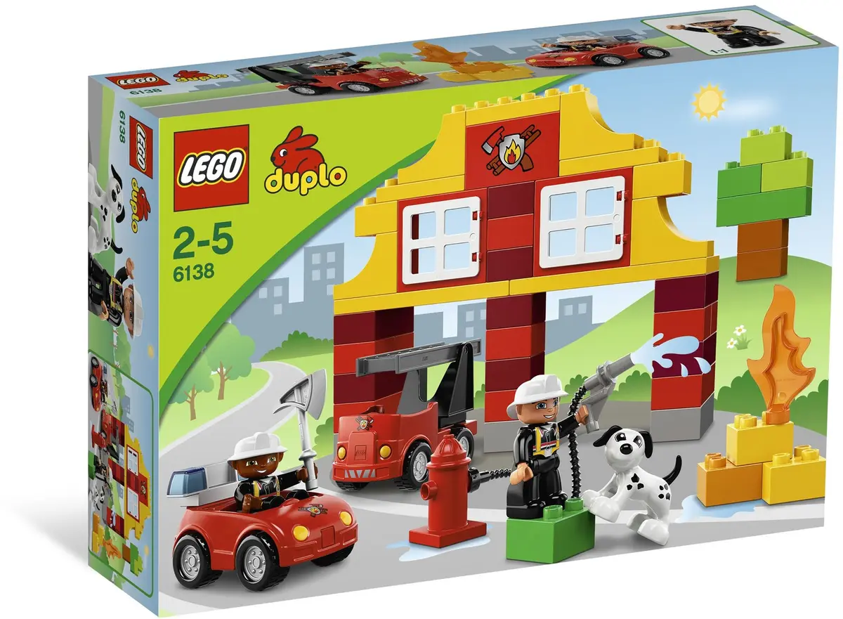 LEGO DUPLO 6138 My First Fire Station set, image 7