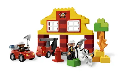 LEGO DUPLO 6138 My First Fire Station set, image 2