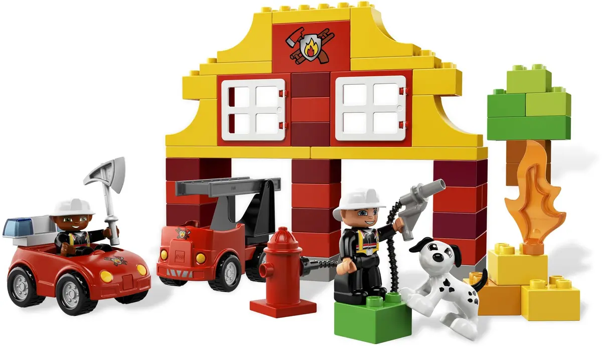 LEGO DUPLO 6138 My First Fire Station set