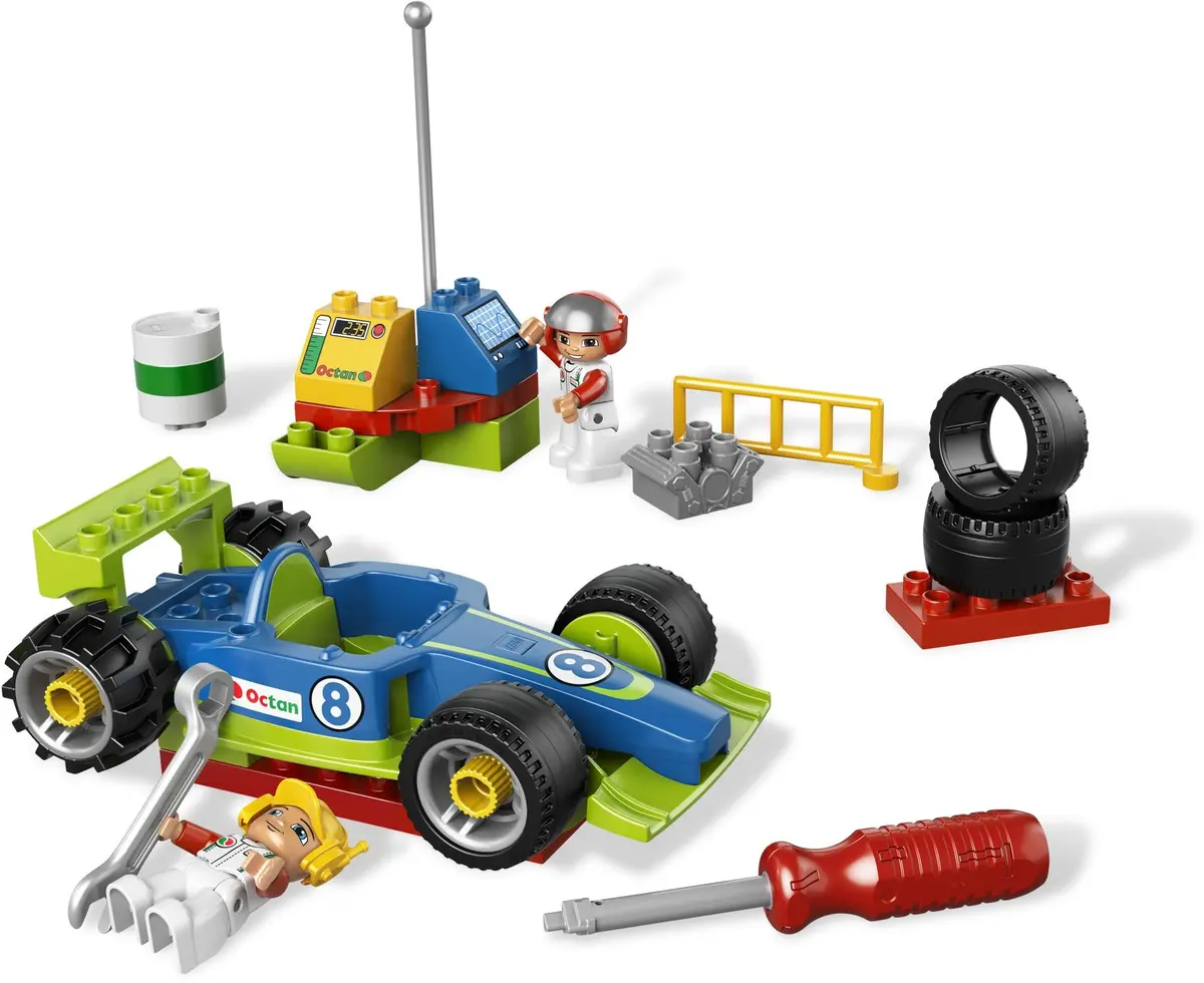 LEGO DUPLO 6143 Racing Team set, image 3