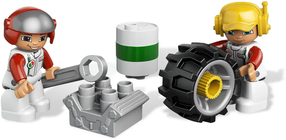 LEGO DUPLO 6143 Racing Team set, image 4