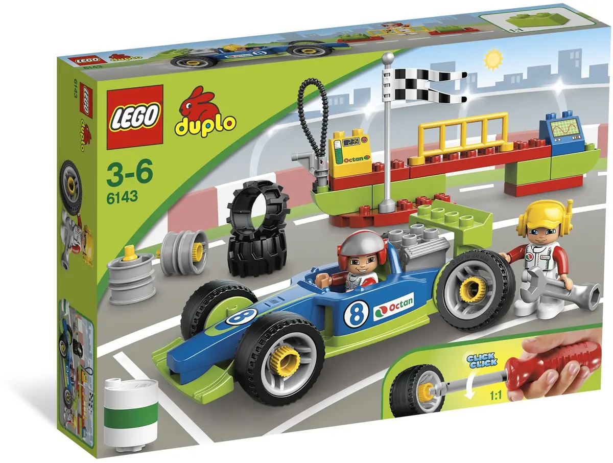LEGO DUPLO 6143 Racing Team set, image 2