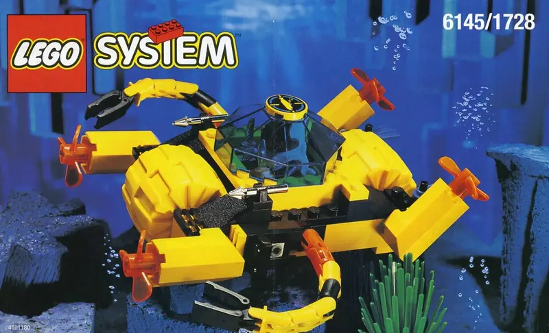 LEGO Aquazone 6145 Crystal Crawler set