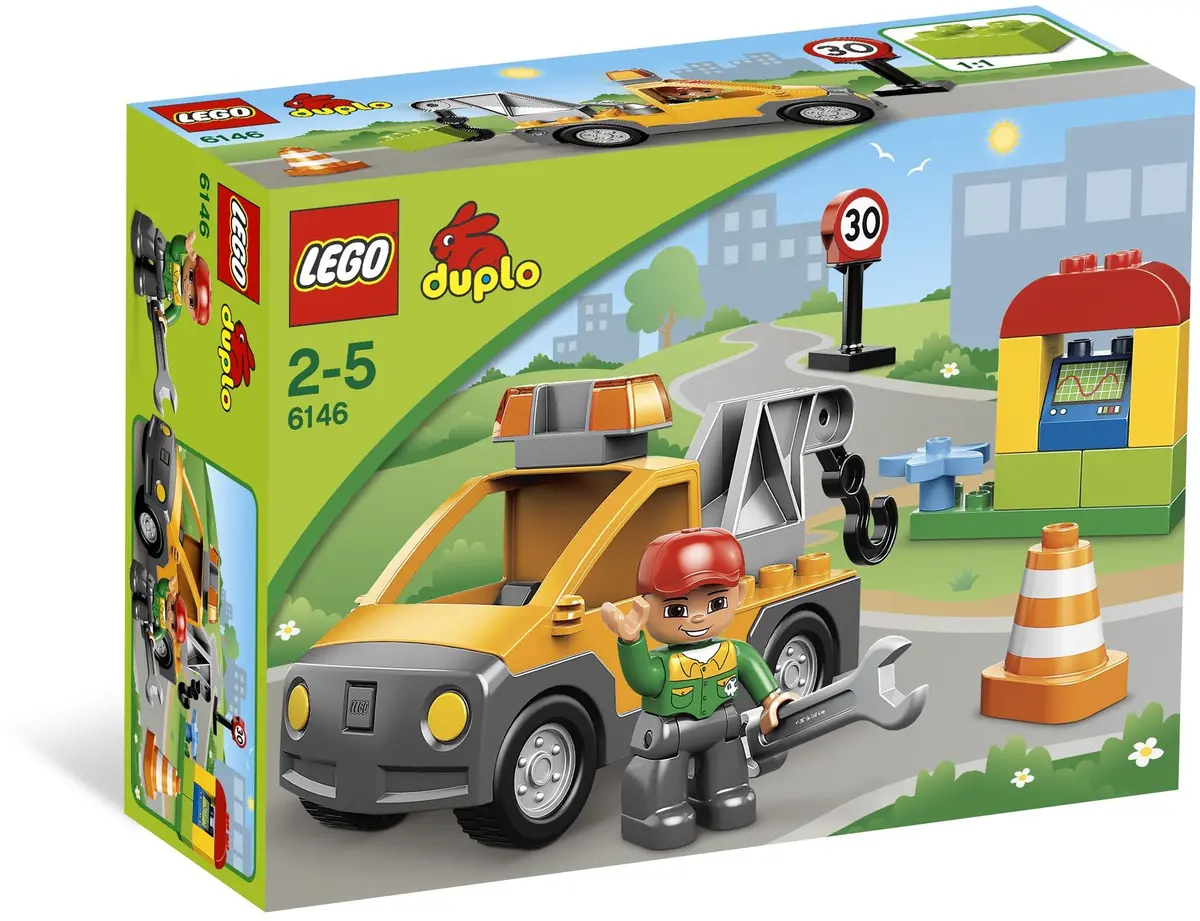 LEGO DUPLO 6146 Tow Truck set, image 2
