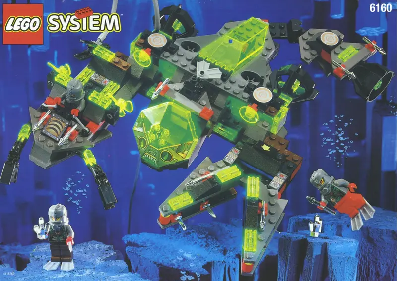 LEGO Aquazone 6160 Sea Scorpion set
