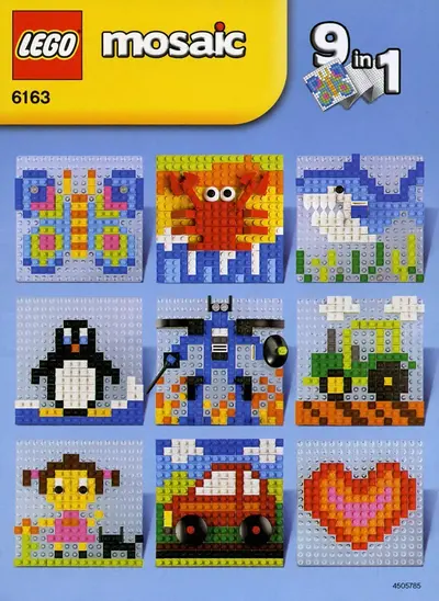 LEGO Creator 6163 A World of LEGO Mosaic set