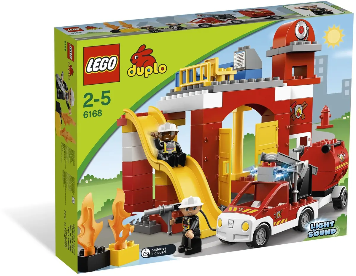 LEGO DUPLO 6168 Fire Station set, image 2