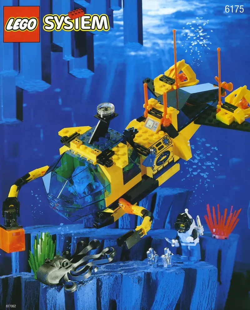 LEGO Aquazone 6175 Crystal Explorer Sub set
