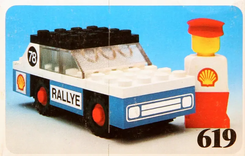 LEGO LEGOLAND 619 Rally Car set
