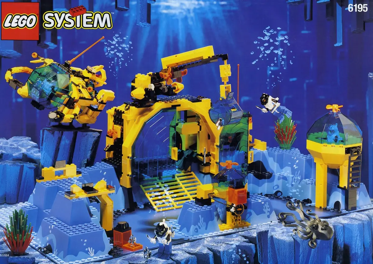 LEGO Aquazone 6195 Neptune Discovery Lab set