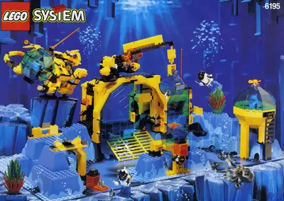 LEGO Aquazone 6195 Neptune Discovery Lab set
