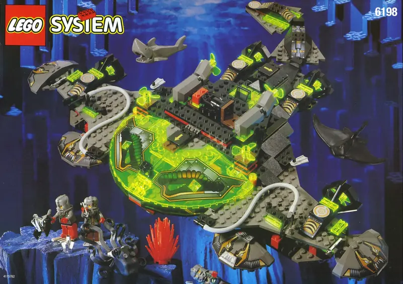 LEGO Aquazone 6198 Sting Ray Stormer set