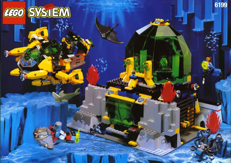 LEGO Aquazone 6199 Hydro Crystalation Station set