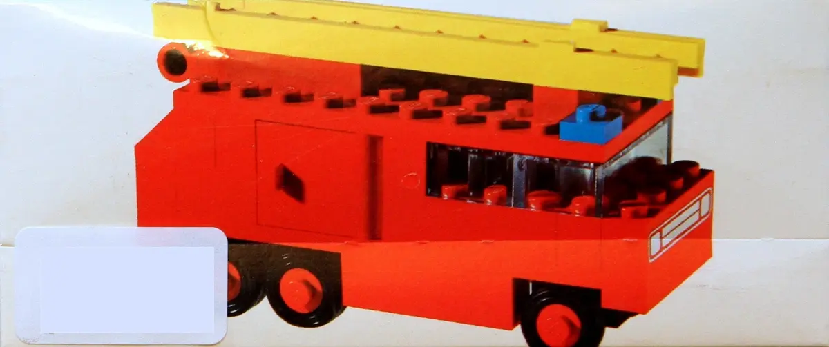 LEGO LEGOLAND 620 Fire engine with opening doors and ladder set