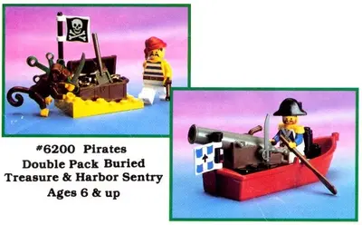 LEGO Pirates 6200 Double Pack set