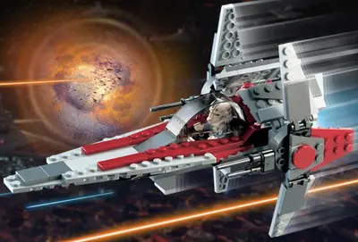 LEGO Star Wars 6205 V-wing Fighter set, image 4