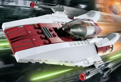 LEGO Star Wars 6207 A-wing Fighter set, image 4