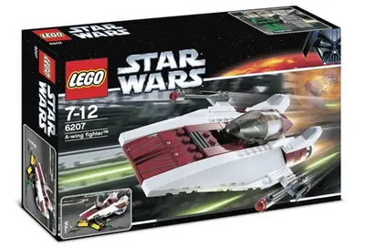 LEGO Star Wars 6207 A-wing Fighter set, image 3