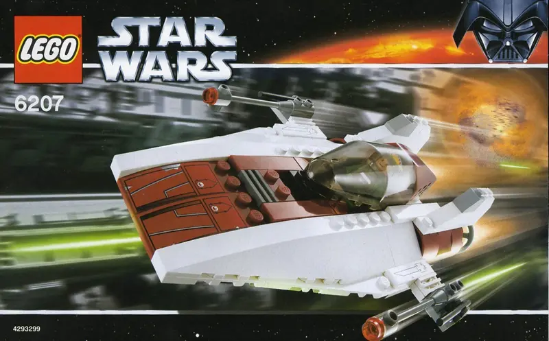 LEGO Star Wars 6207 A-wing Fighter set