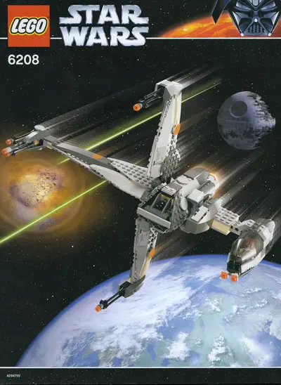 LEGO Star Wars 6208 B-wing Fighter set