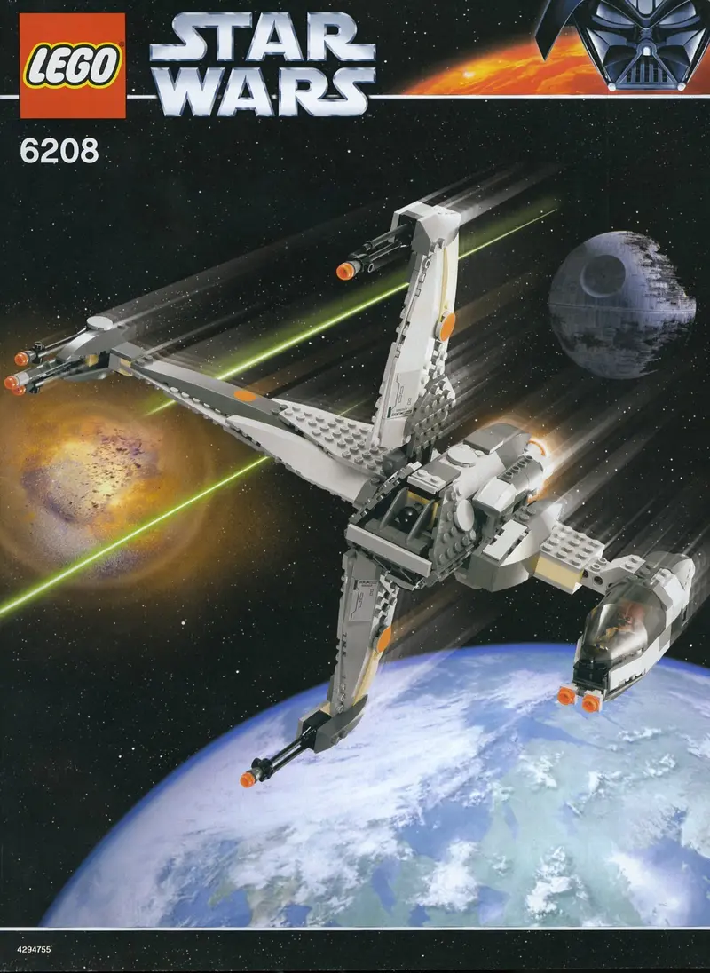 LEGO Star Wars 6208 B-wing Fighter set