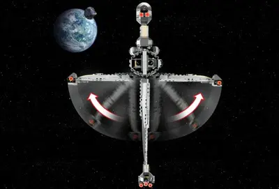 LEGO Star Wars 6208 B-wing Fighter set, image 6