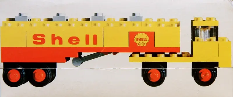 LEGO LEGOLAND 621 Articulated petrol tanker set