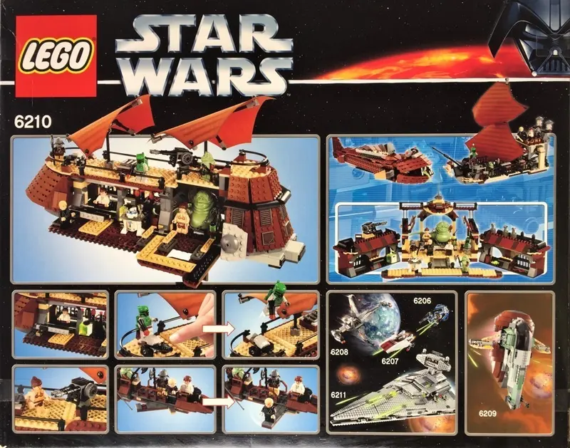 LEGO Star Wars 6210 Jabba's Sail Barge set, image 7