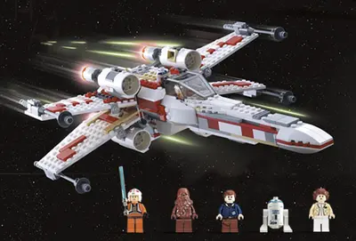 LEGO Star Wars 6212 X-wing Fighter set, image 4