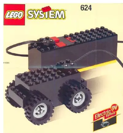 LEGO Basic 624 Basic Motor, 9V set