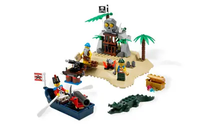 LEGO Pirates 6241 Loot Island set, image 2