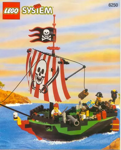 LEGO Pirates 6250 Cross Bone Clipper set