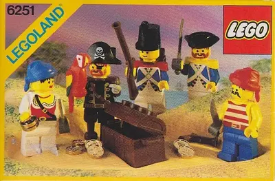LEGO Pirates 6251 Pirate Minifigures set