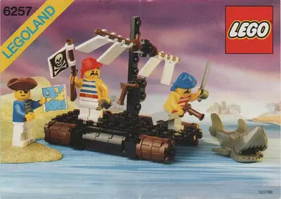 LEGO Pirates 6257 Castaway's Raft set