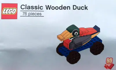 LEGO Promotional 6258620 Classic Wooden Duck set