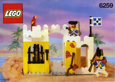 LEGO Pirates 6259 Broadside's Brig set