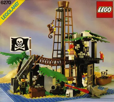 LEGO Pirates 6270 Forbidden Island set
