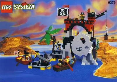 LEGO Pirates 6279 Skull Island set