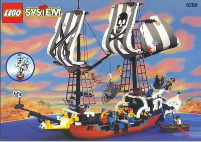 LEGO Pirates 6289 Red Beard Runner set