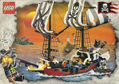 LEGO Pirates 6290 Red Beard Runner set