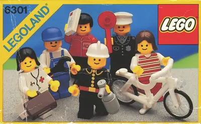 LEGO Town 6301 Town Mini-Figures set