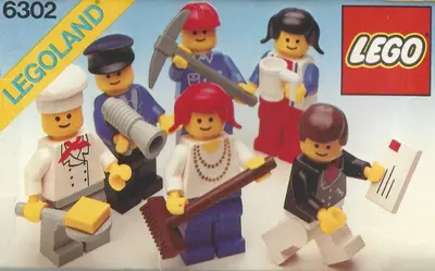 LEGO Town 6302 Mini-Figure Set set