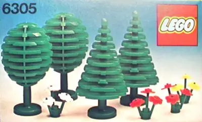 LEGO Town 6305 Trees and Flowers set