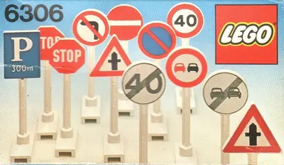 LEGO Town 6306 Road Signs set