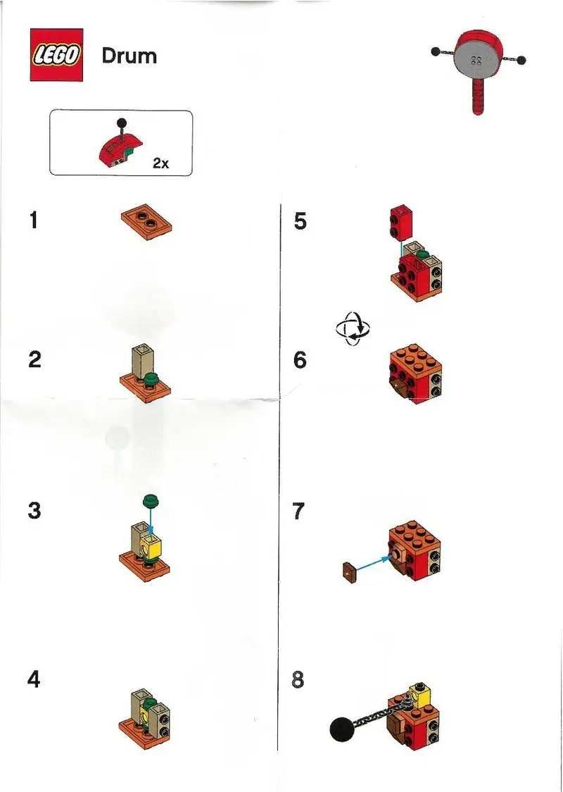 LEGO Promotional 6317941 Drum set