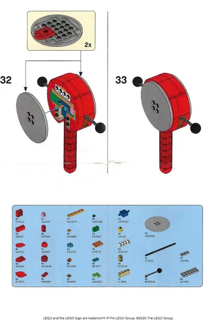 LEGO Promotional 6317941 Drum set, image 2
